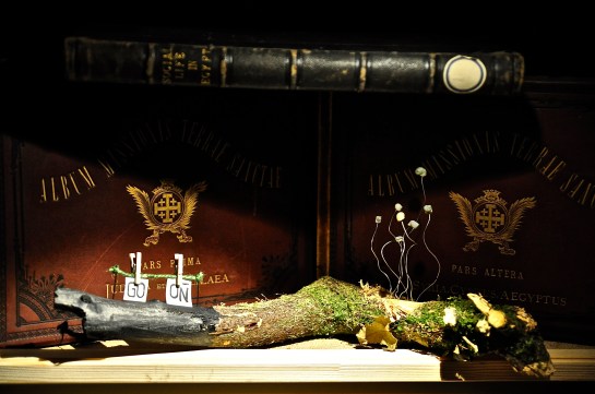 'Running up Meath Street With tiny ears like new shells Just lost his young wife' Sculpture by Róisín Foley; Text by Helen Horgan; Original text 'The Glamour of Dublin' by D.L. Kelleher (1919)