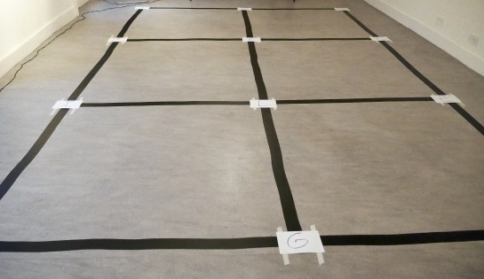 The spelling grid based on Becketts 'Quad' 